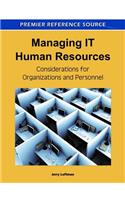 Managing IT Human Resources