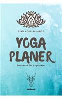 Find Your Balance - Yoga Planer - Notizbuch für Yogalehrer