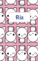 Ria Personalized Genkouyoushi Notebook