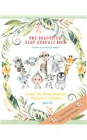 The Beautiful Baby Animals Book Picture Book Early Readers The Learn the baby animals parents and children Ages 0-8