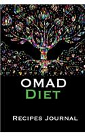 OMAD Diet Recipes Journal: The perfect helper for your custom recipes to improve your mood and health in fasting time - KETO, Vegetarian or Vegan is your choose - Notebook, Co