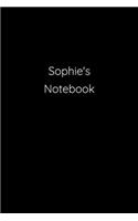 Sophie's Notebook: Notebook / Journal / Diary - 6 x 9 inches (15,24 x 22,86 cm), 150 pages.