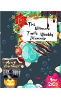 The Ultimate Merry Christmas Turtle Weekly Planner Year 2020: Best Gift For All Age, Keep Track Planning Notebook & Organizer Logbook For Weekly And Monthly Purpose To Create, Schedule And Manage To Achieve You