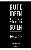 Notizbuch für Fechter