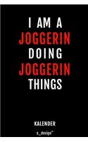 Kalender für Jogger / Joggerin: Immerwährender Kalender / 365 Tage Tagebuch / Journal [3 Tage pro Seite] für Notizen, Planung / Planungen / Planer, Erinnerungen, Sprüche