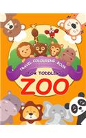 Travel colouring book for toddlers Zoo
