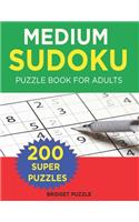 Medium Sudoku Puzzle Book for Adults