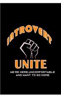 Introverts Unite We're Here, We're Uncomfortable And We Want To Go Home: Hangman Puzzles - Mini Game - Clever Kids - 110 Lined Pages - 6 X 9 In - 15.24 X 22.86 Cm - Single Player - Funny Great Gift