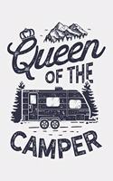 Queen of The Camper: Camping Lined Notebook, Journal, Organizer, Diary, Composition Notebook, Gifts for Campers and Hikers