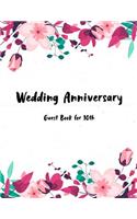 Guest Book Wedding Anniversary for 10th: Guestbook Celebrate and preserve memories of your special day with our unique Delicately laid out Notebook, Size 8.5 x 11 Inch, 100 Pages
