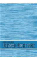 Personal Budget Book: Best Budget Book Planner Home Budget Book 64 Pages 7"x10" Glossy Cover Book Faded Blue