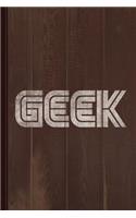 Geek Vintage Journal Notebook