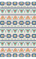 Bullet Journal Notebook Tribal Pattern 7: 112 Page Numbered Graph Style Grid Bullet Journal with Index Pages and Key Pages in Portable 6 X 9 Size
