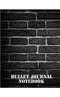 Bullet Journal Notebook: Block & Brick Wall Background Cover: Bullet Journal Notebook for Journaling, Doodling, Creative Writing, School Notes, and Capturing Ideas, Composit