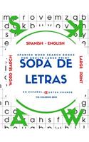 Spanish Word Search Books for Adults Large Print: Sopa de Letras En Español Letra Grande