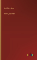 !Firme, coronel!