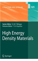 High Energy Density Materials