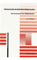 Paedagogik in der Weiterbildung