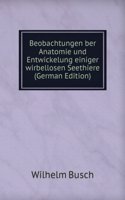 Beobachtungen ber Anatomie und Entwickelung einiger wirbellosen Seethiere (German Edition)