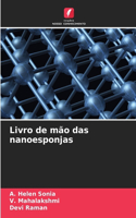 Livro de mão das nanoesponjas
