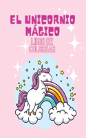 El unicornio mágico Libro de colorear