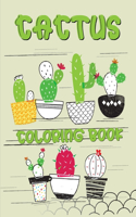 Cactus Coloring Book