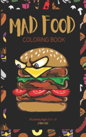 Mad Food Coloring Book