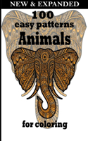 100 easy patterns Animals for coloring