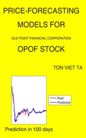 Price-Forecasting Models for Old Point Financial Corporation OPOF Stock