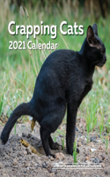 Crapping Cats Calendar 2021 - 12 Months for Cat Lovers
