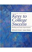 Keys to College Success: Reading and Study Improvement