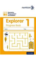 Numicon: Geometry, Measurement and Statistics 1 Explorer Progress Book (Pack of 30)