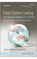 Error Control Coding for B3G/4G Wireless Systems