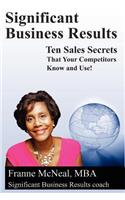 Significant Business Results