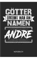 Götter erkennt man am Namen - Andre - Notizbuch