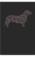 Corgidor Notebook 'Word Cloud' - Gift for Corgidor Lovers - Corgidor Journal