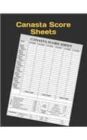 Canasta Score Sheets
