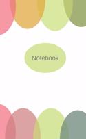 Notebook: Pretty Ovals Dot Grid, 6x9 minimalism bullet notebook, 120 pages for organizing, habit tracking, planning