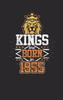 Kings Are Born In 1955: Dotted Bullet Notebook - Birthday Gift or Anniversary Gift Idea