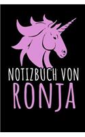 Notizbuch Von Ronja