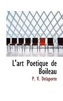 L'Art Poetique de Boileau