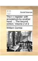 The R--L Register