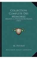 Collection Complete Des Memoires