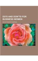 Do's and Don'ts for Business Women