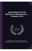 Annual Report On the Statistics of Manufactures ..., Volumes 32-35