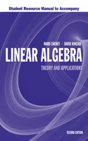 Student Resource Manual to Accompany Linear Algebra: Theory and Application