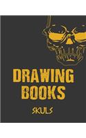 Drawing Books Skulls: Blank Doodle Draw Sketch Books