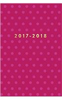 Pink Polka Dots 2017-2018 Planner