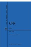 Code of Federal Regulations Title 29, Labor, Parts 1926, 2016: (Code of Federal Regulations)