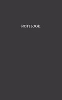 Notebook: Recipe Cooking Book Lined Notebook - Medium (6 x 9 inches) - 110 Numbered Pages - Black Softcover